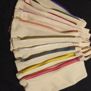 Estuche escolar algodón personalizable 20x10 cm